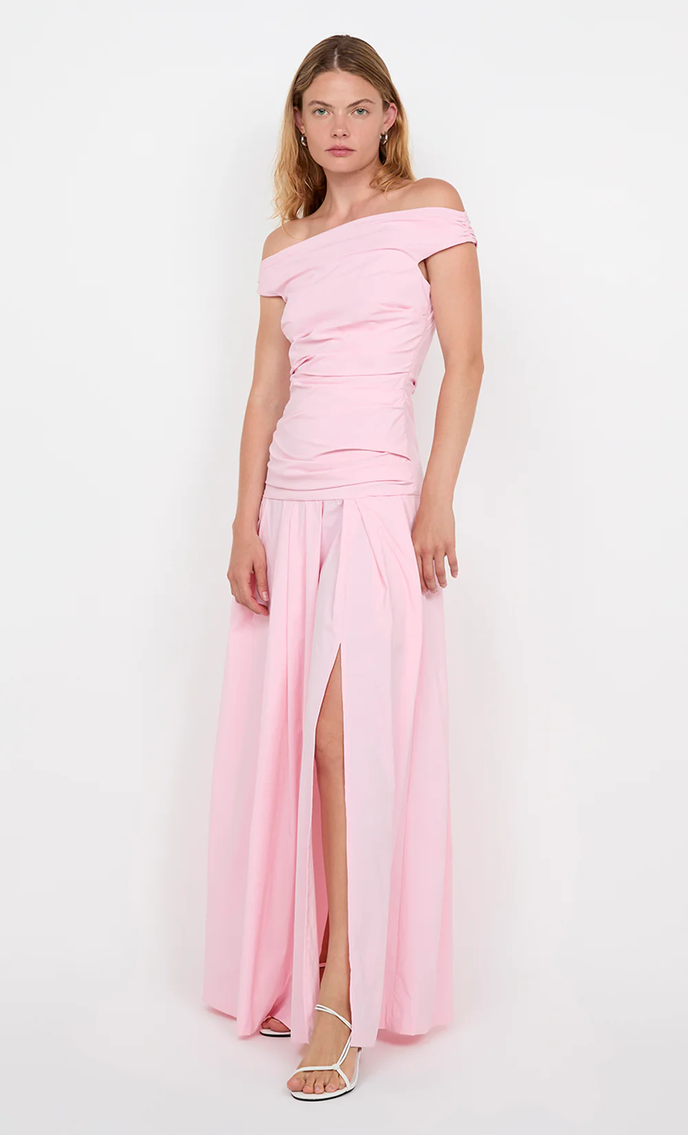 APOLLINE MAXI DRESS - POWDER PINK - Image 3