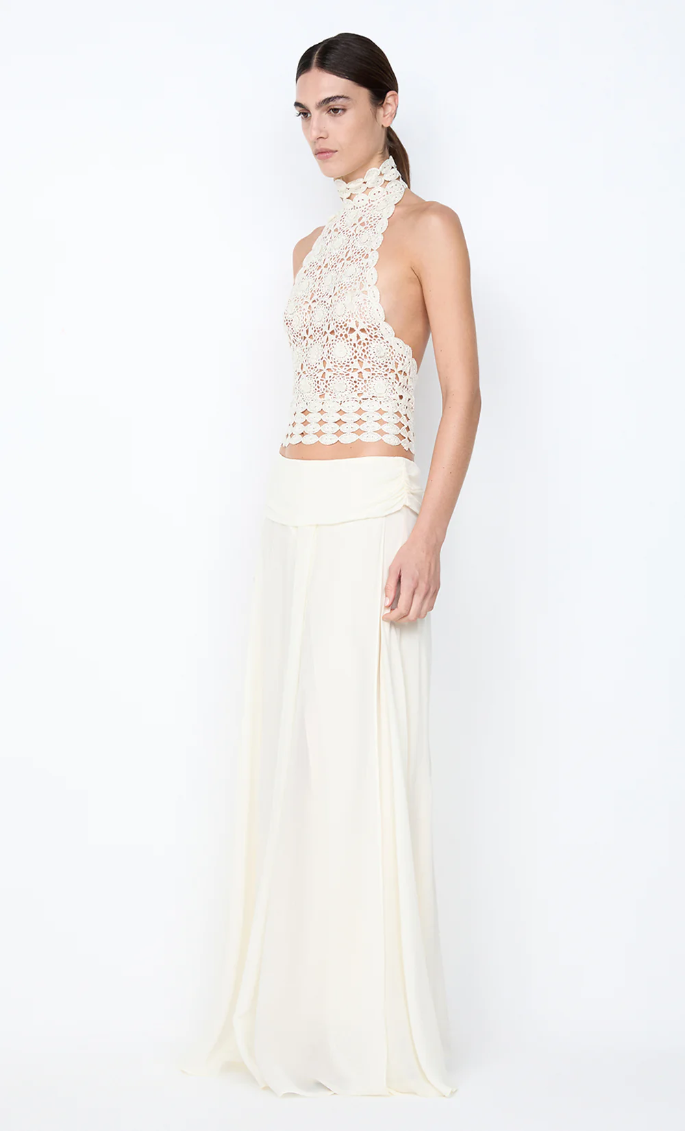 AURELIA MAXI SKIRT - IVORY - Image 3
