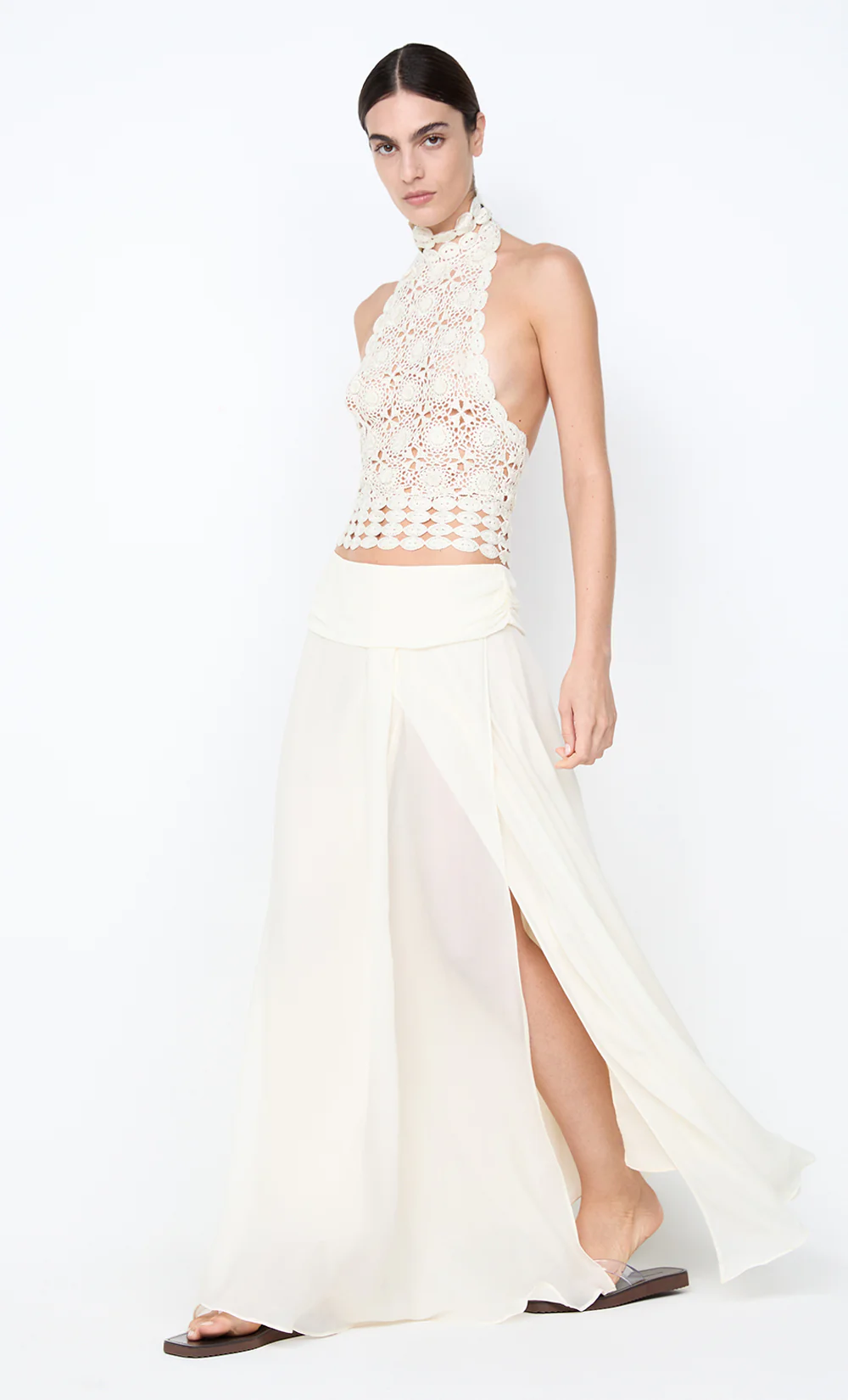 AURELIA MAXI SKIRT - IVORY - Image 5