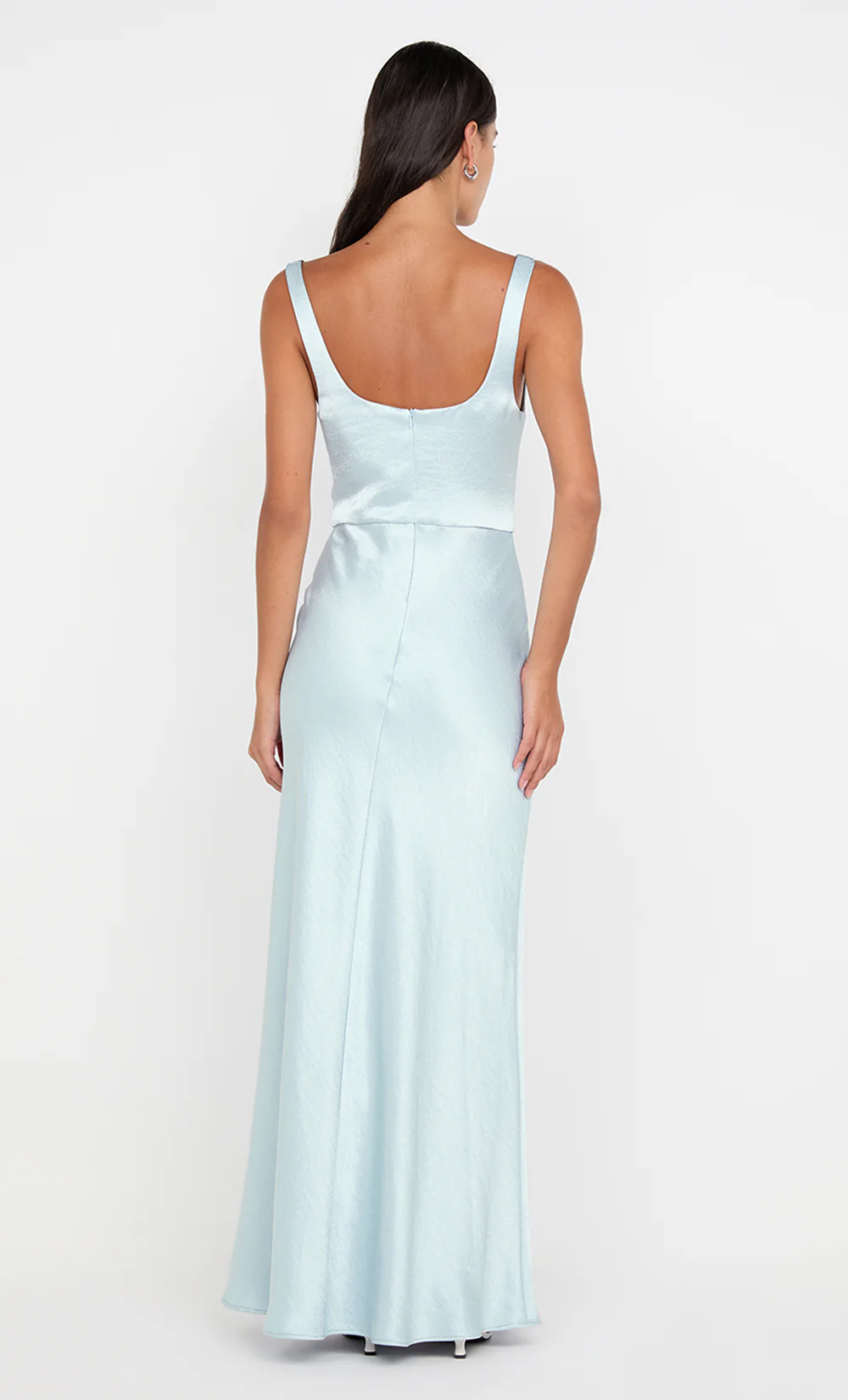 AUSTEN COWL NECK MAXI DRESS - ARCTIC BLUE - Image 4