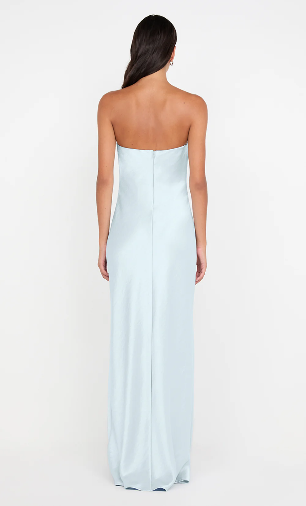 AUSTEN STRAPLESS MAXI DRESS - ARCTIC BLUE - Image 4