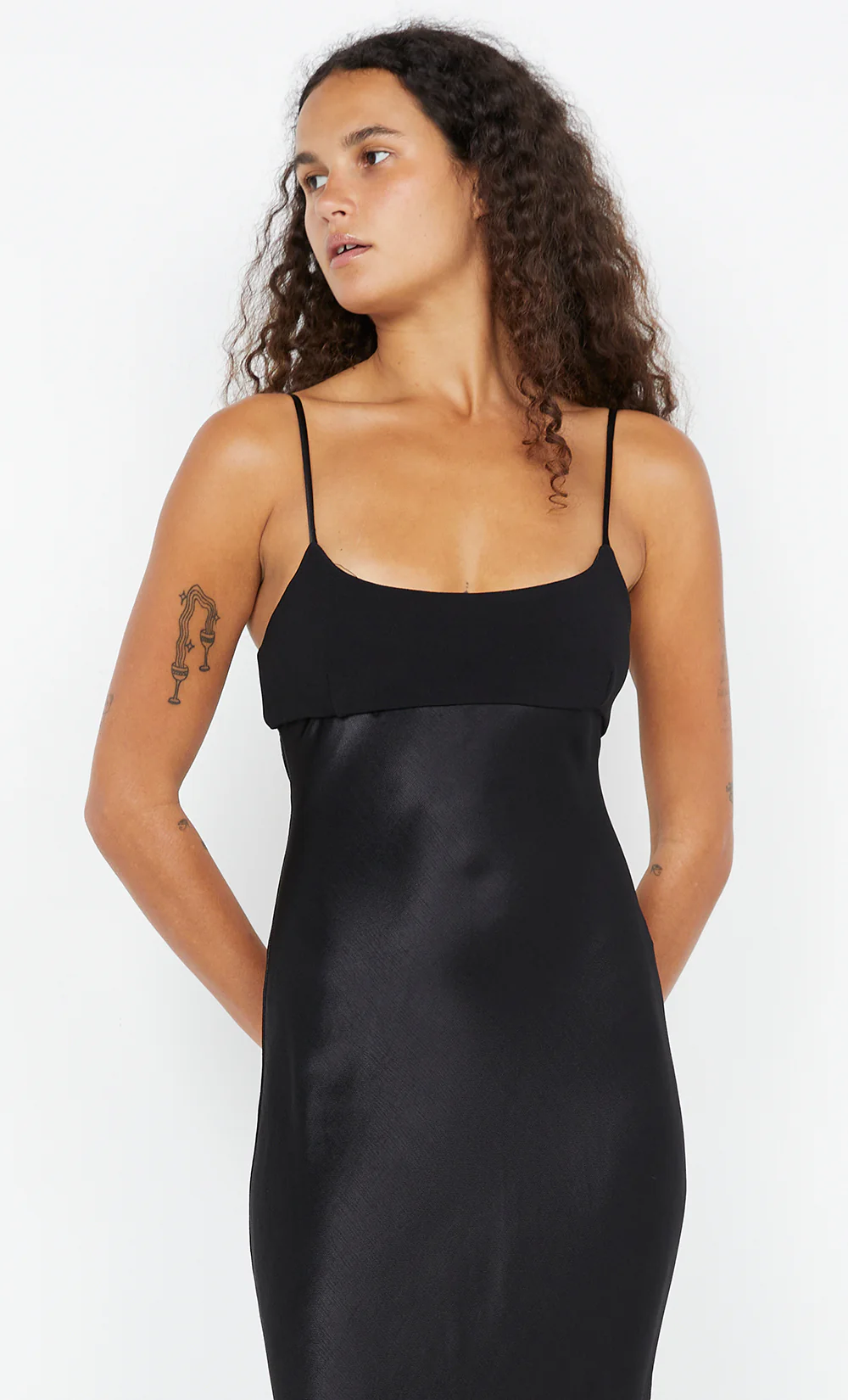 CALIA MAXI DRESS - BLACK - Image 6