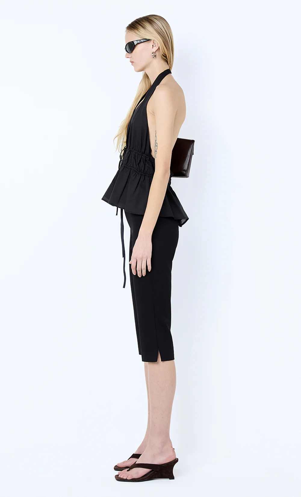 DAFINE CAPRI PANT  - BLACK - Image 3