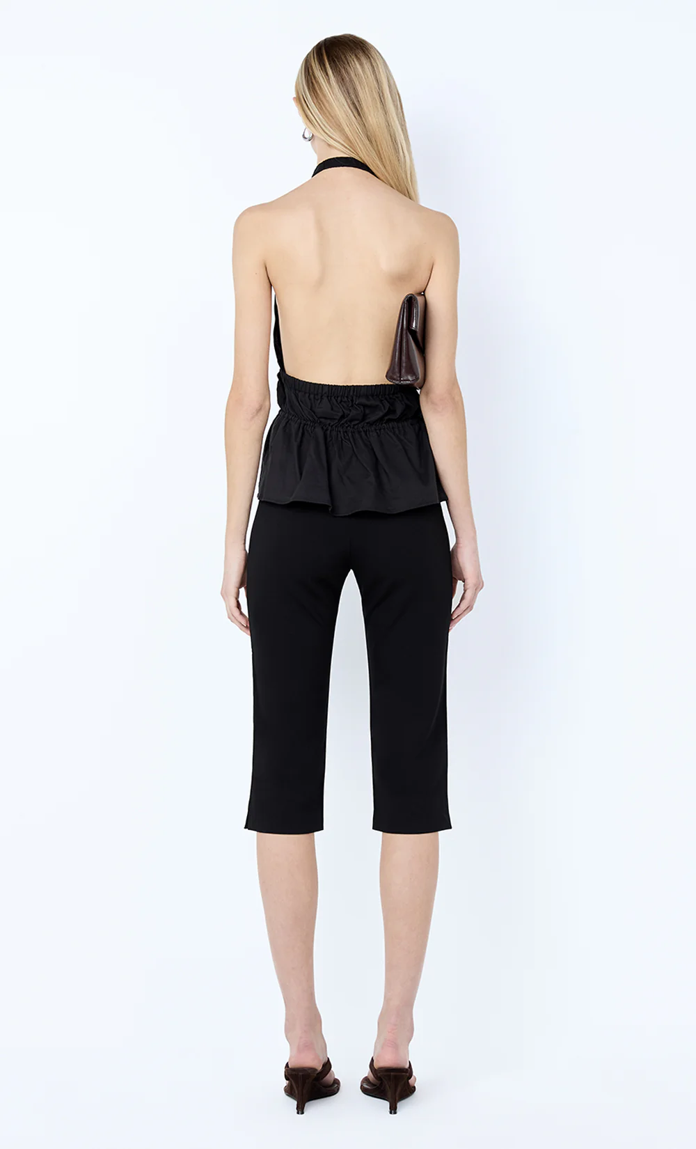 DAFINE CAPRI PANT  - BLACK - Image 4