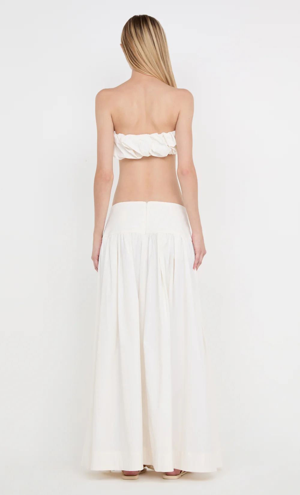 DANTE MAXI SKIRT - IVORY - Image 8