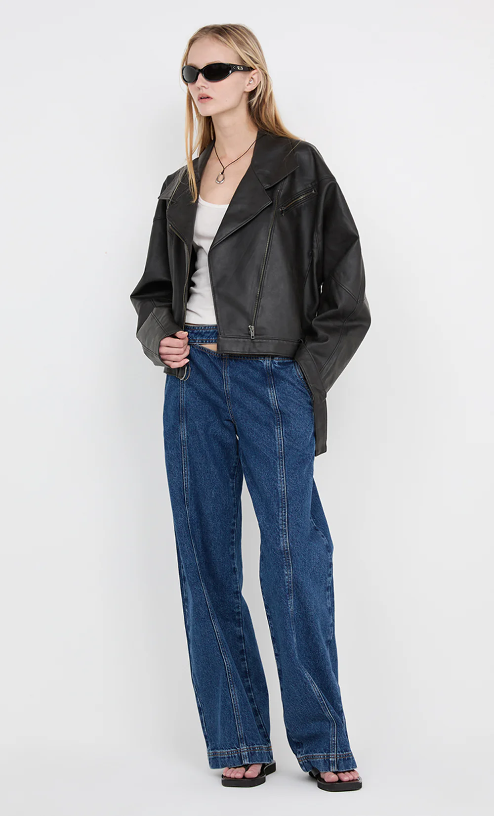 DAVIE BOMBER - WASHED BLACK - Image 4