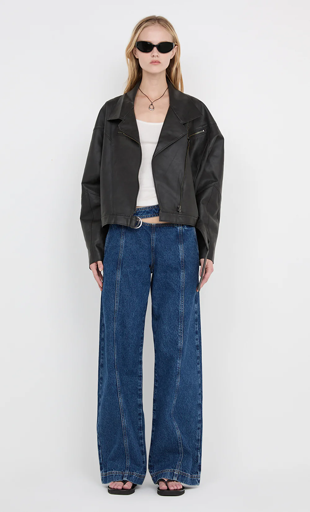 DAVIE BOMBER - WASHED BLACK - Image 5