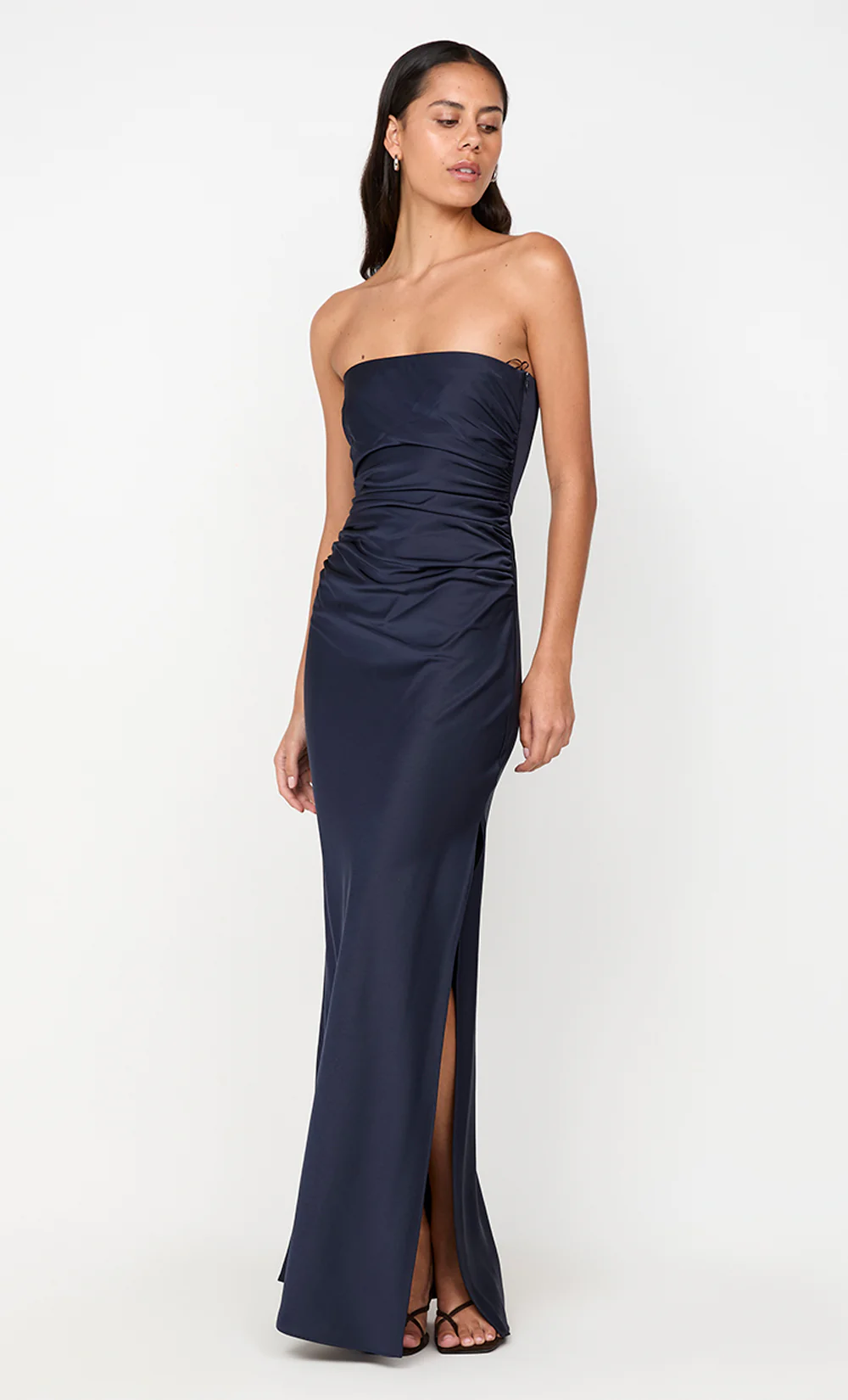 ETERNITY STRAPLESS MAXI DRESS - INK - Image 3