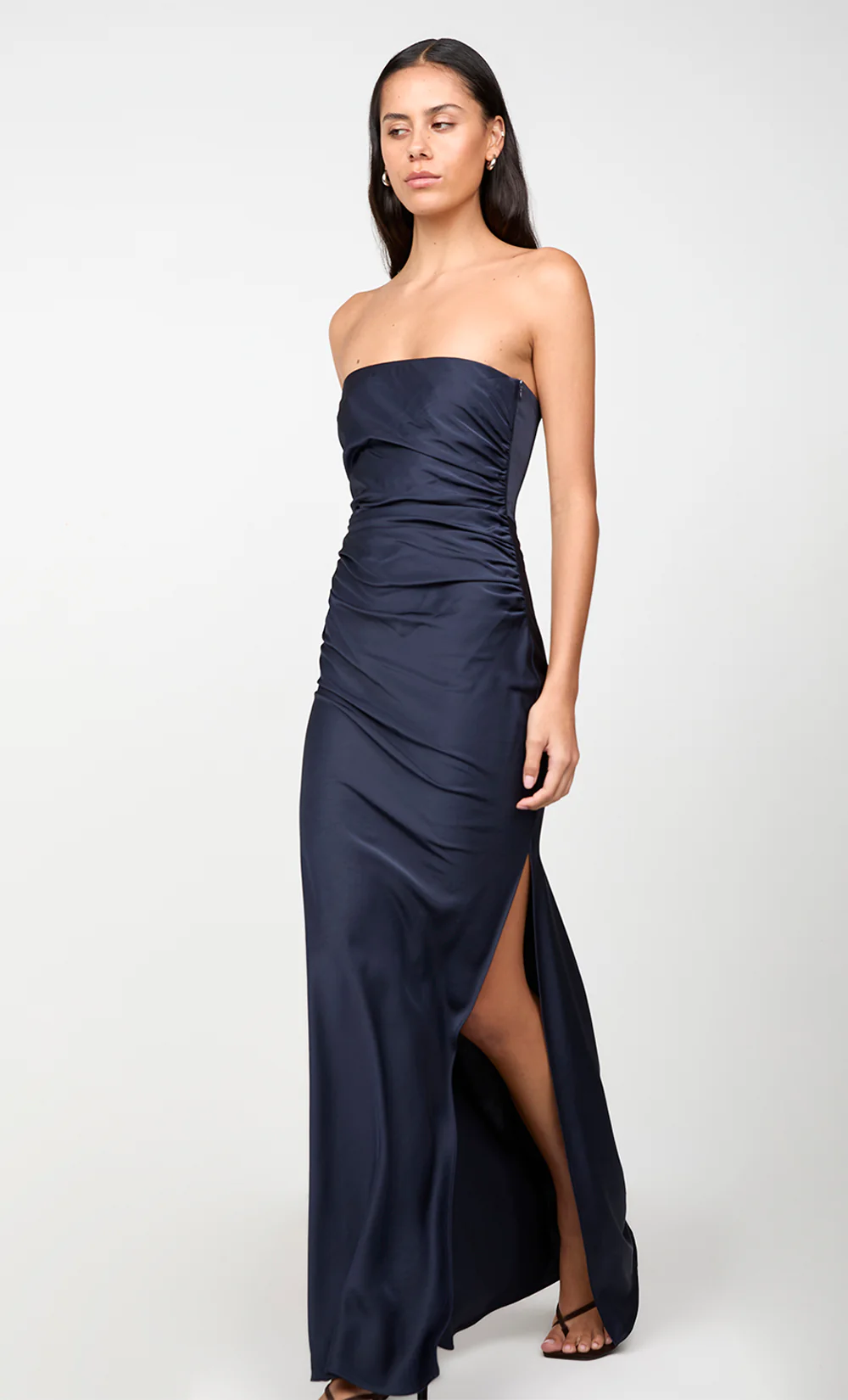 ETERNITY STRAPLESS MAXI DRESS - INK - Image 7