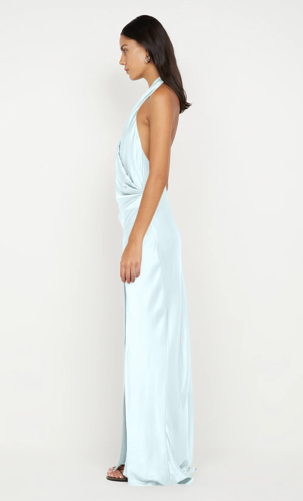 ELISIA WRAP MAXI DRESS - ARCTIC BLUE - Image 3