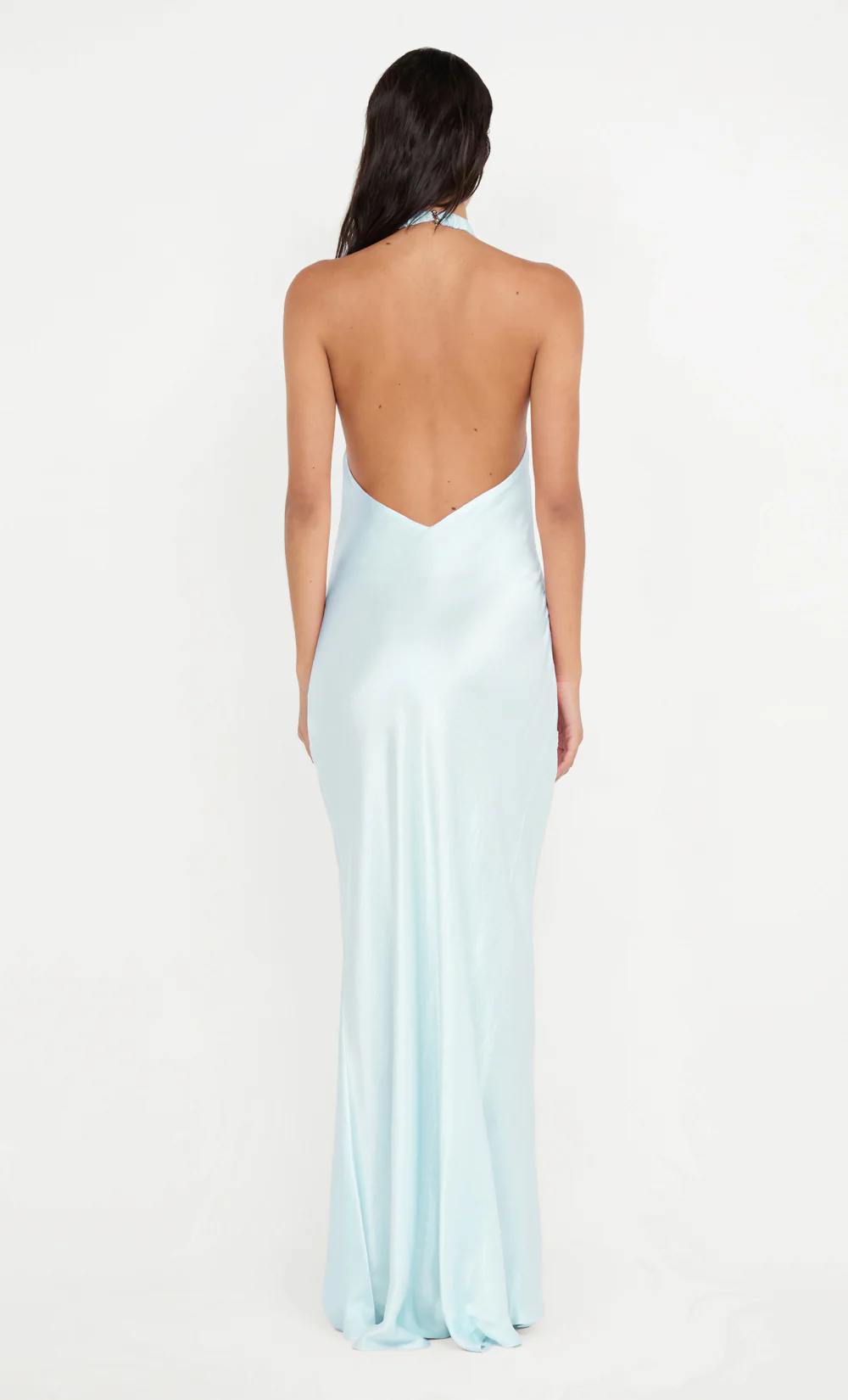 ELISIA WRAP MAXI DRESS - ARCTIC BLUE - Image 5