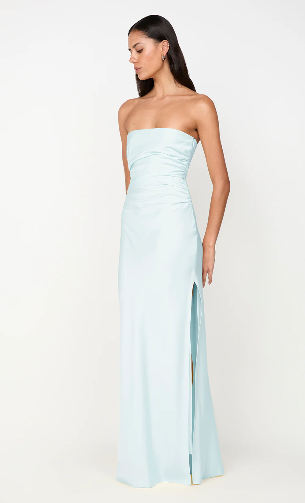 ETERNITY STRAPLESS MAXI DRESS - ARCTIC BLUE - Image 3