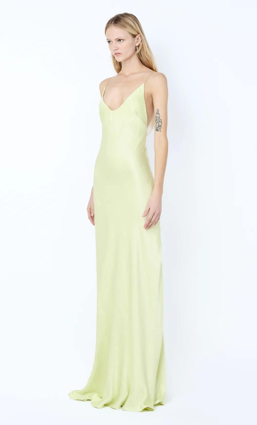 FLORENCE SCOOP MAXI DRESS - WASABI - Image 3