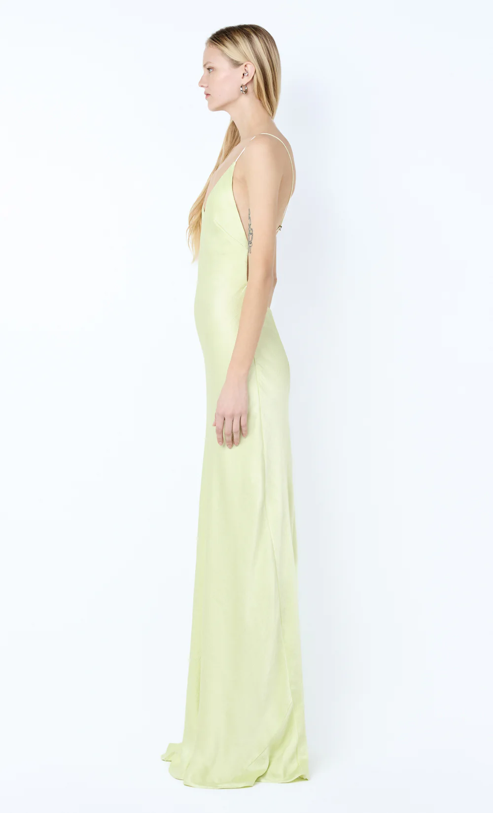 FLORENCE SCOOP MAXI DRESS - WASABI - Image 4