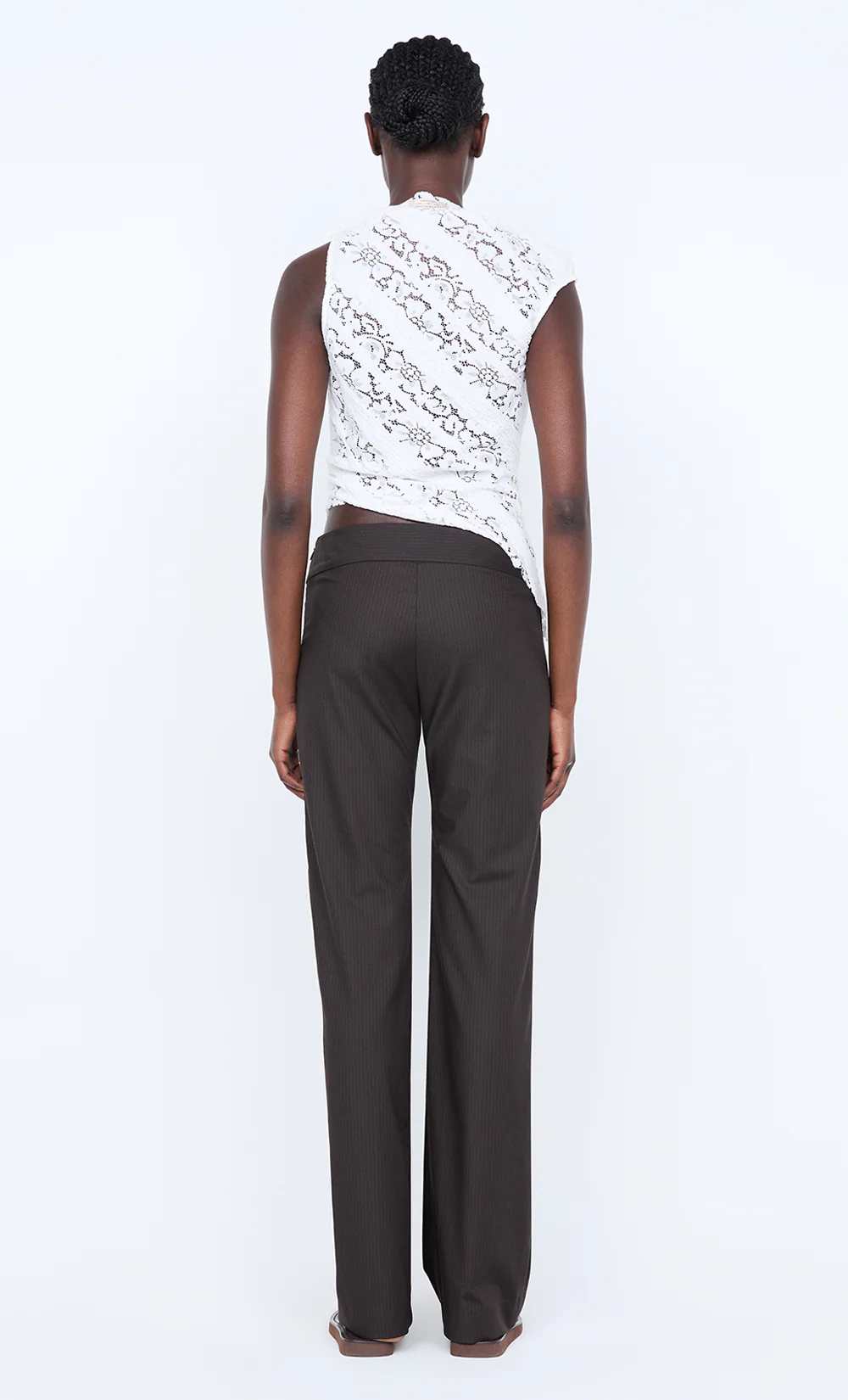 HENRIETTA ASYM TOP - WHITE - Image 5