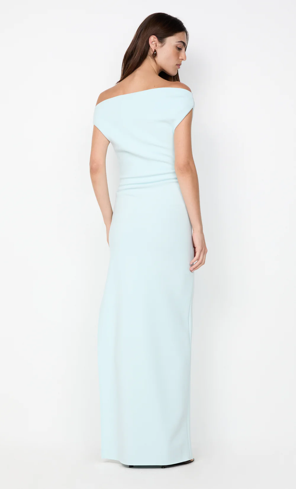 LEORA ASYM MAXI DRESS - ARCTIC BLUE - Image 4