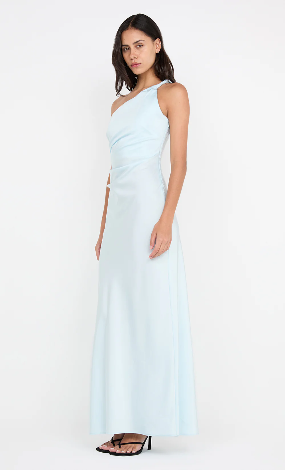 LUNETTA ASYM DRESS - ARCTIC BLUE - Image 3