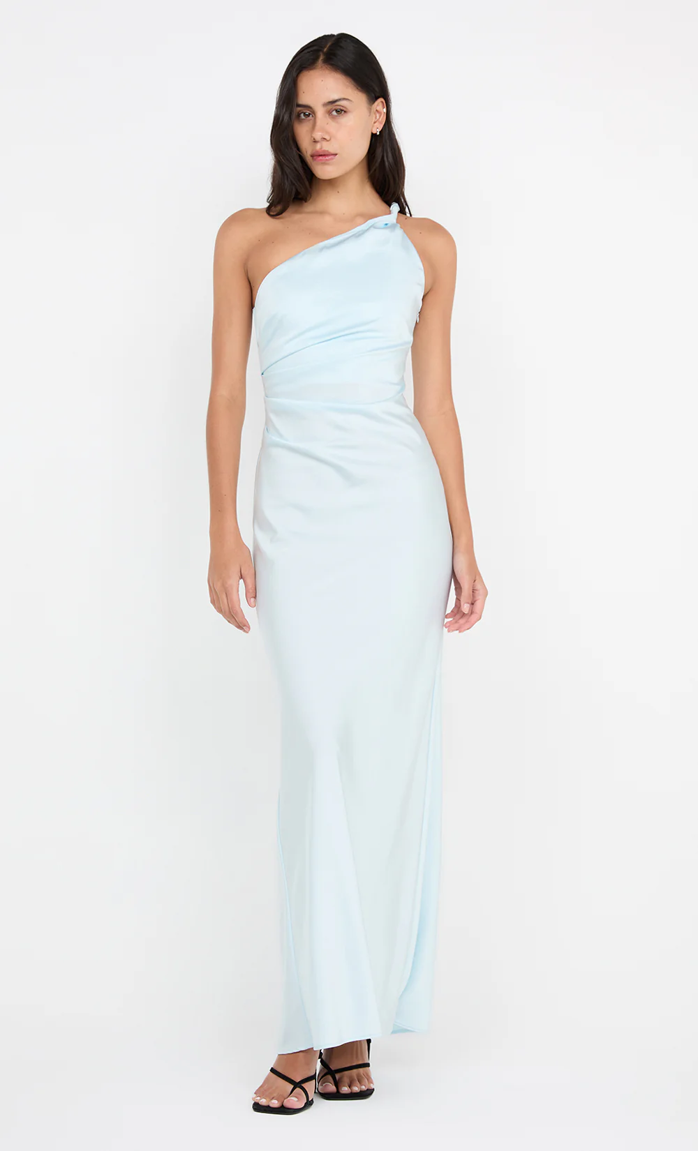 LUNETTA ASYM DRESS - ARCTIC BLUE - Image 4