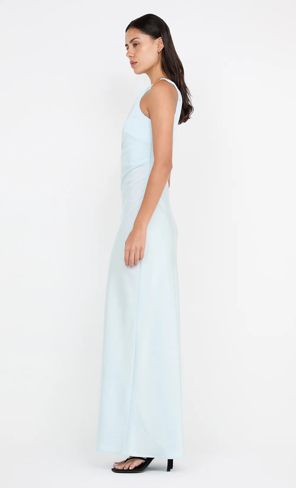 LUNETTA ASYM DRESS - ARCTIC BLUE - Image 5
