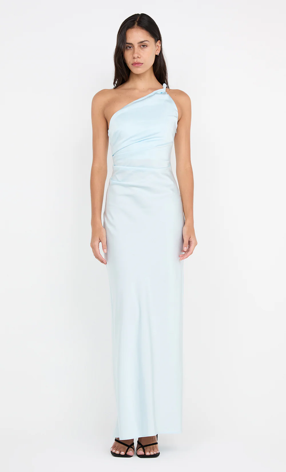 LUNETTA ASYM DRESS - ARCTIC BLUE - Image 7