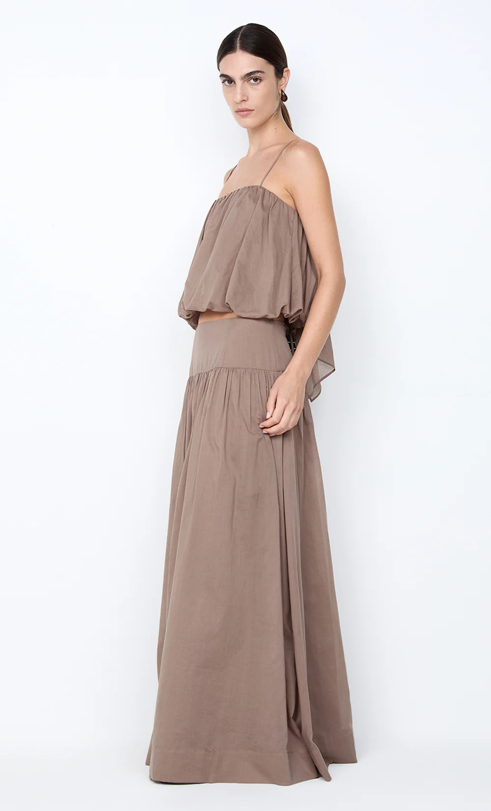 MARLOWE BUBBLE CAMI - TAUPE - Image 5