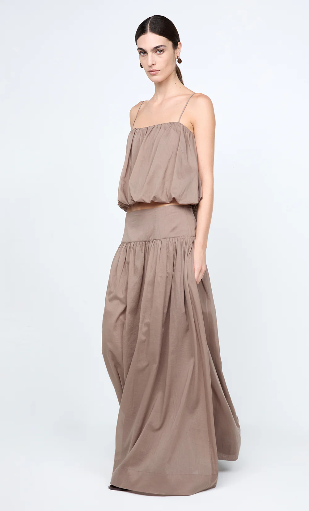 MARLOWE BUBBLE CAMI - TAUPE - Image 8