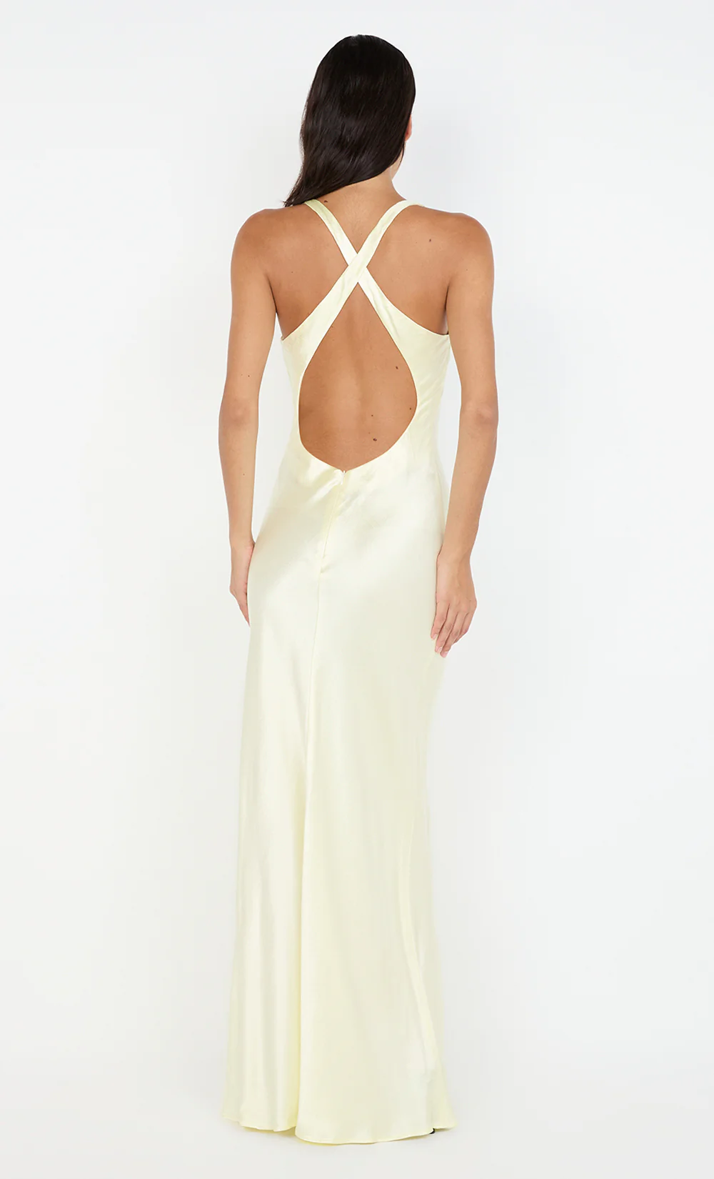 MAXINA CROSSOVER DRESS - ICE YELLOW - Image 7