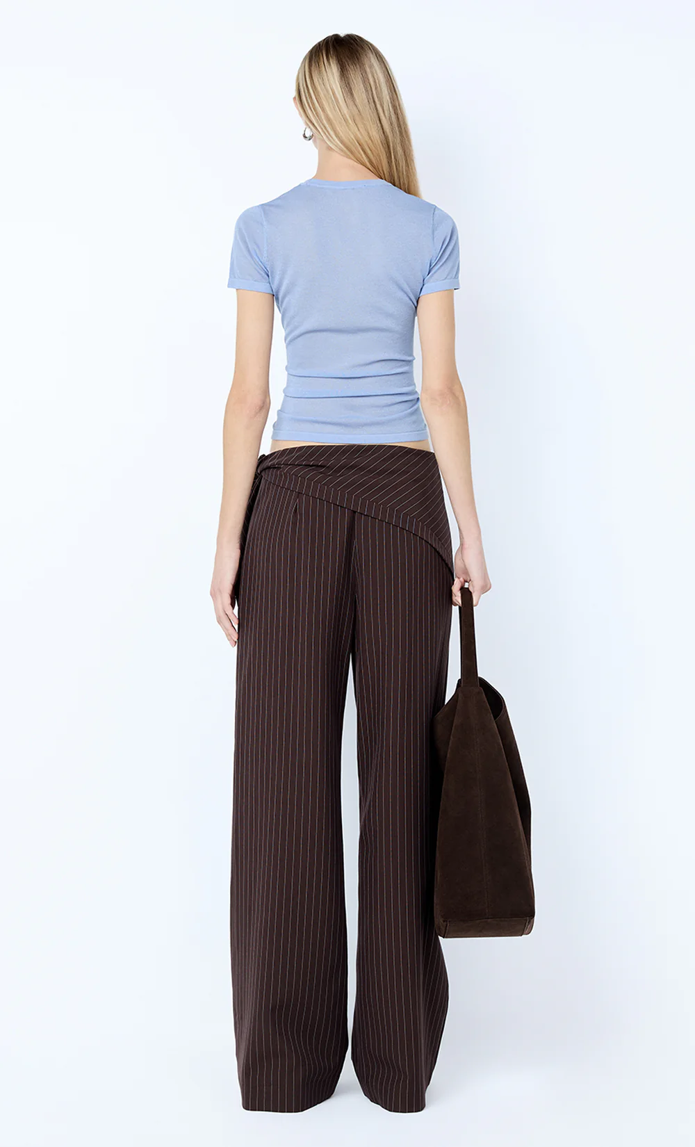 MELROSE BABY TEE - CHAMBRAY BLUE - Image 4