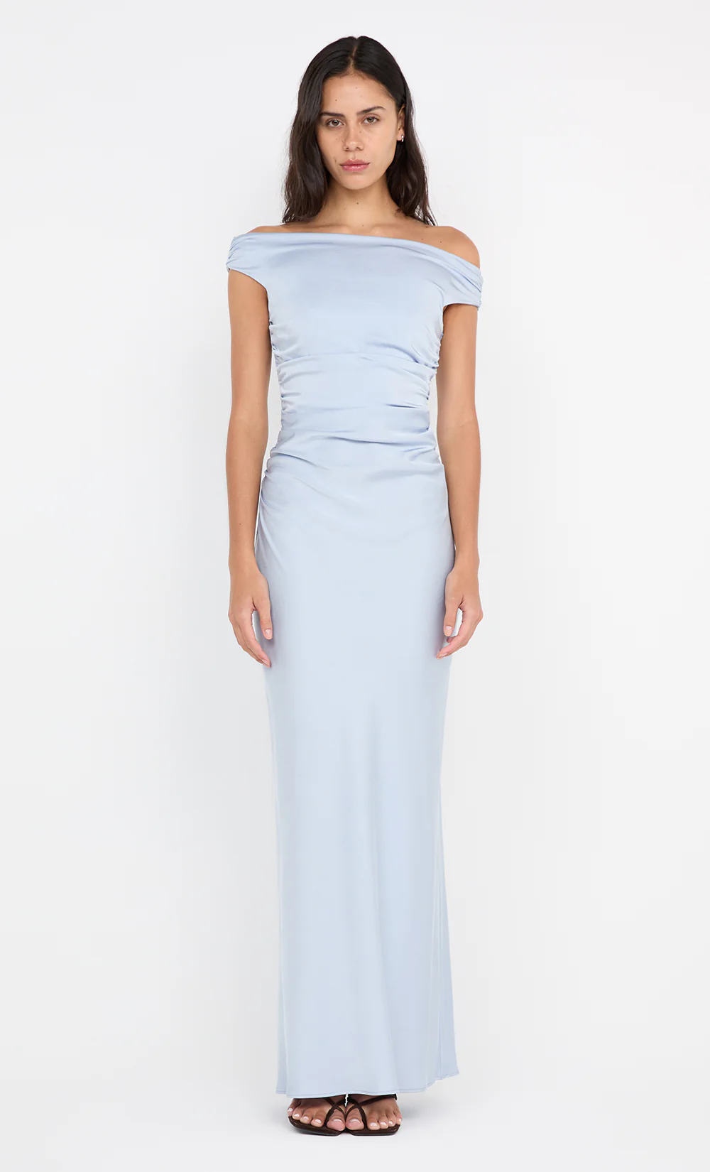 ETERNITY OFF SHOULDER MAXI - DUSTY BLUE - Image 7