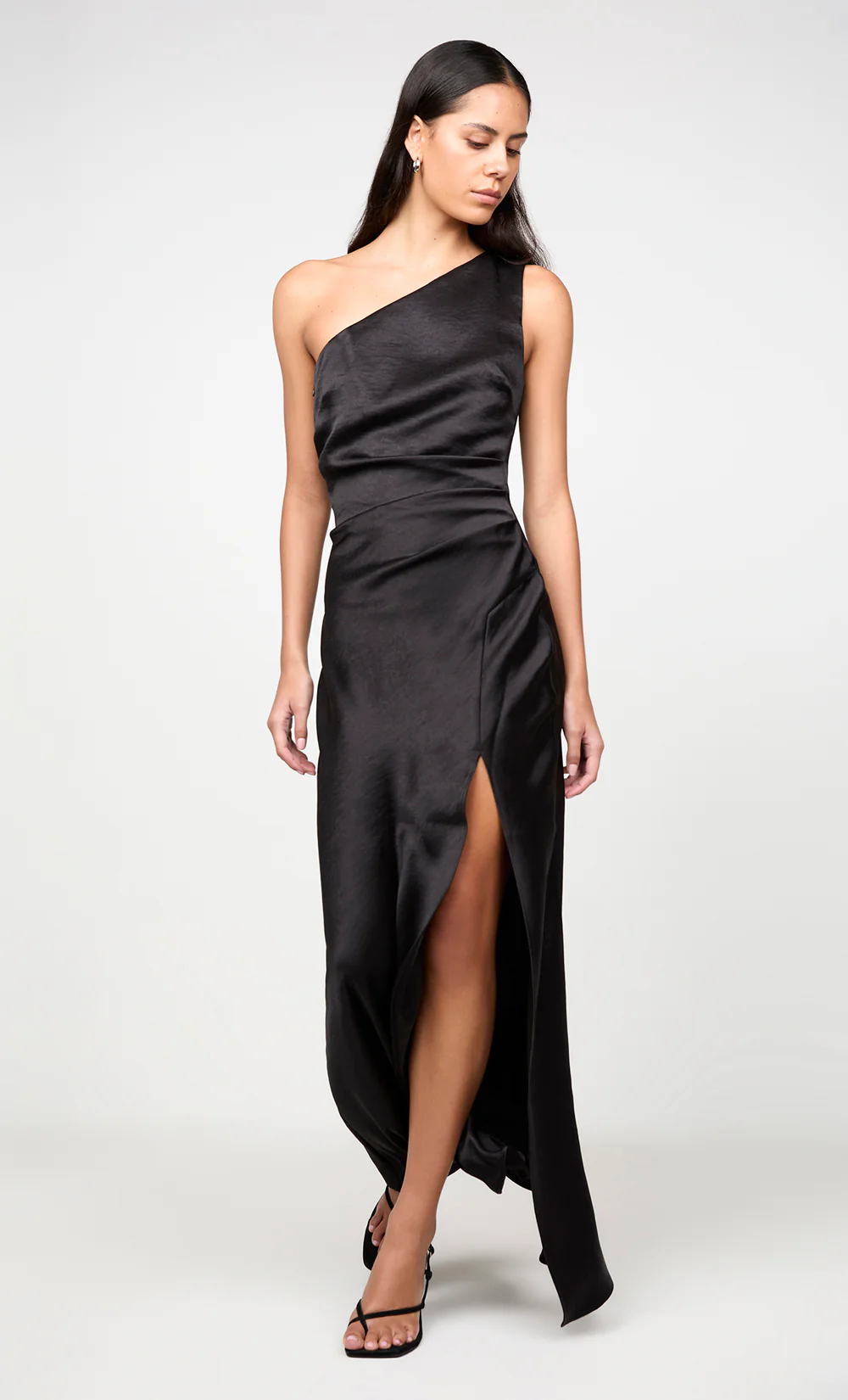 THE DREAMER ASYM DRESS - BLACK - Image 3