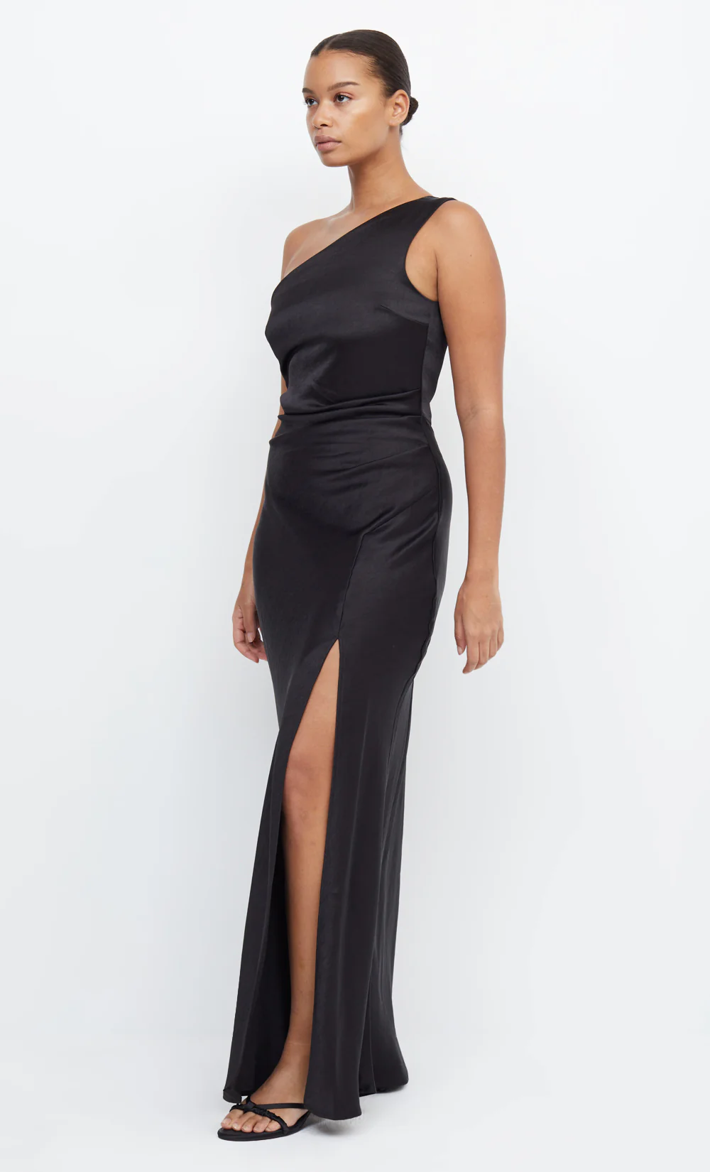 THE DREAMER ASYM DRESS - BLACK - Image 7