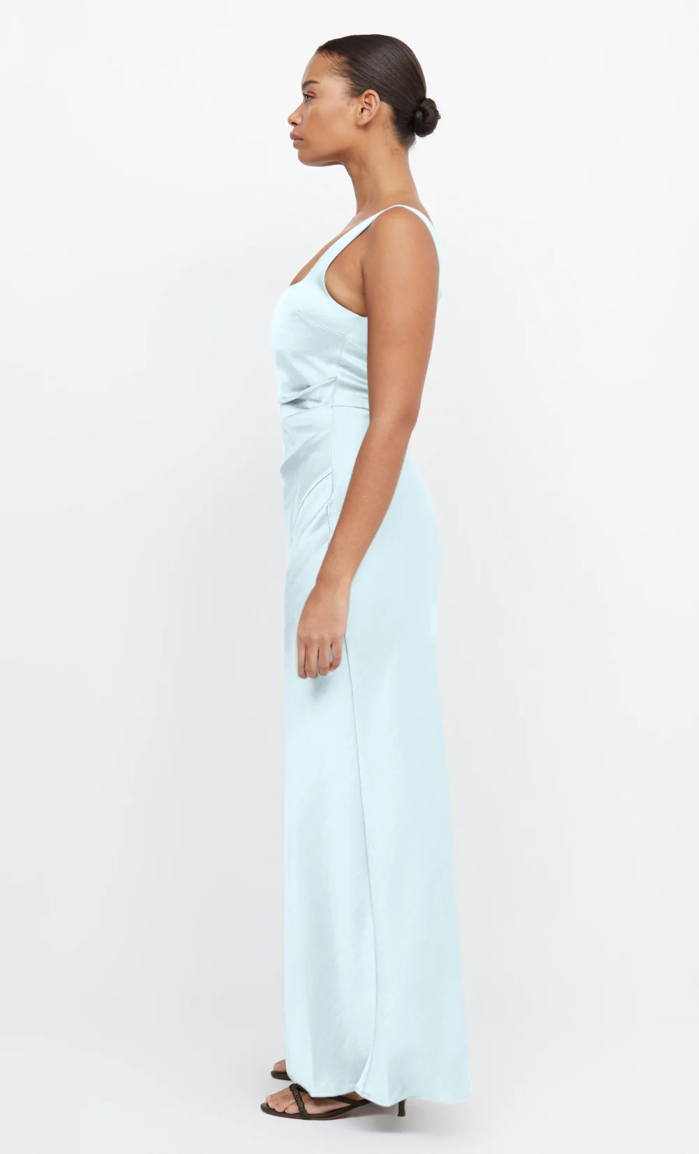 THE DREAMER SQUARE NECK DRESS - ARCTIC BLUE - Image 6