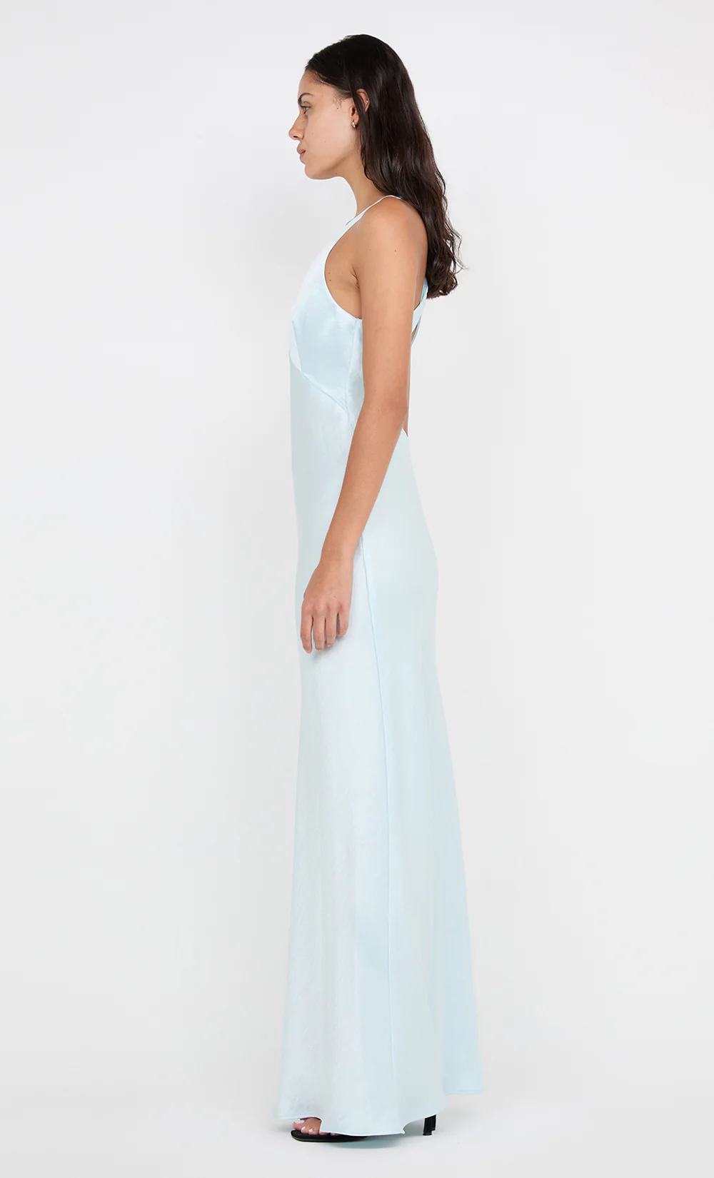 THE DREAMER V NECK DRESS - ARCTIC BLUE - Image 6